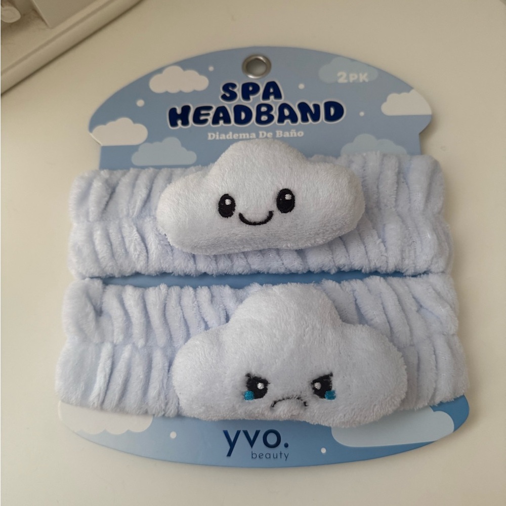 YVO Beauty Cloud Spa Headband Set
